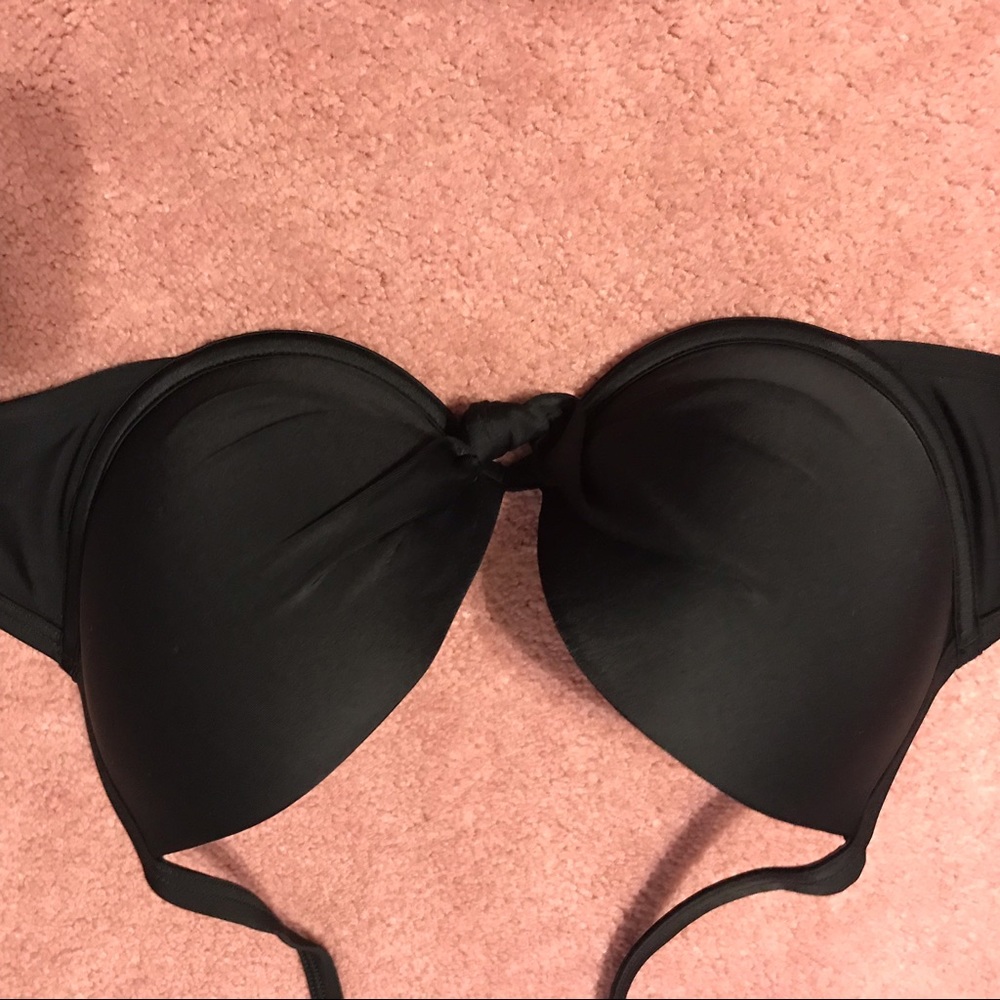 Black bathing suit top